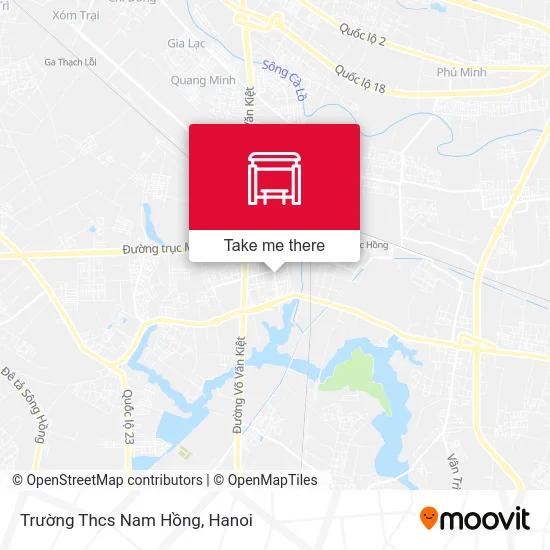 Trường Thcs Nam Hồng map