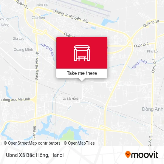Ubnd Xã Bắc Hồng map