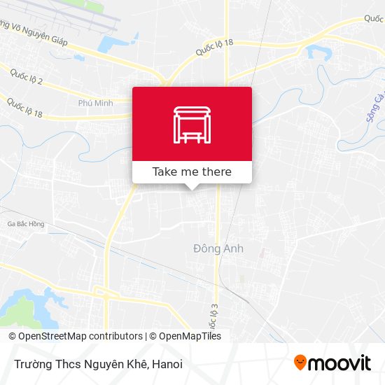 Trường Thcs Nguyên Khê map