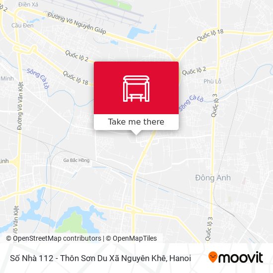 Số Nhà 112 - Thôn Sơn Du Xã Nguyên Khê map