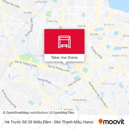 Hè Trước Số 38 Miếu Đầm - Đền Thánh Mẫu map