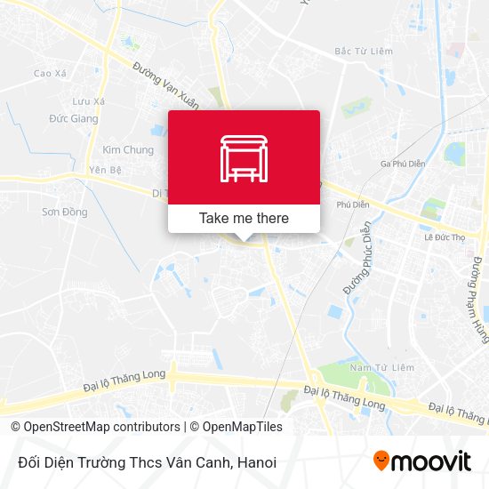 Đối Diện Trường Thcs Vân Canh map