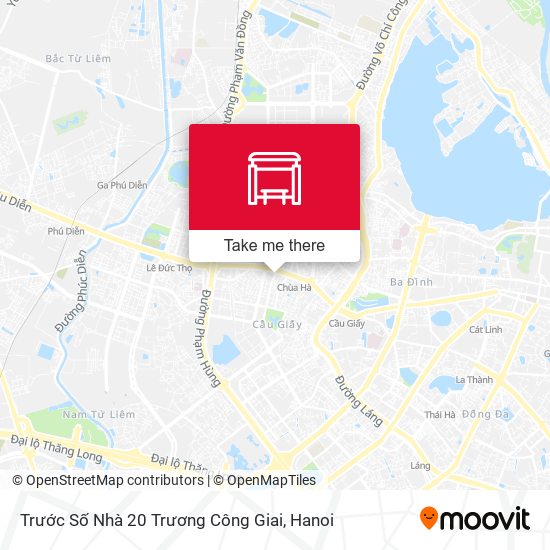 Trước Số Nhà 20 Trương Công Giai map