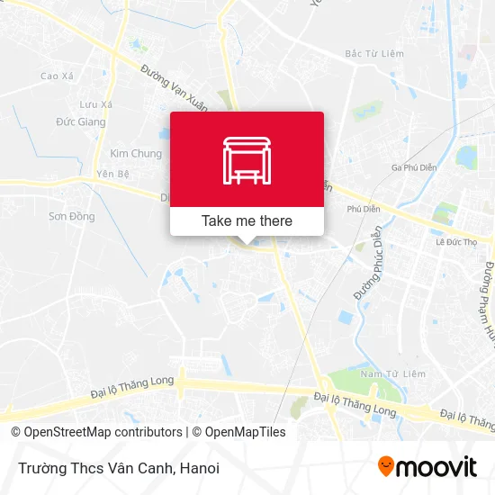 Trường Thcs Vân Canh map