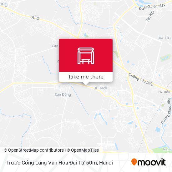 Trước Cổng Làng Văn Hóa Đại Tự 50m map