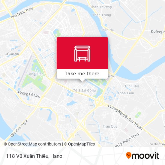 118 Vũ Xuân Thiều map