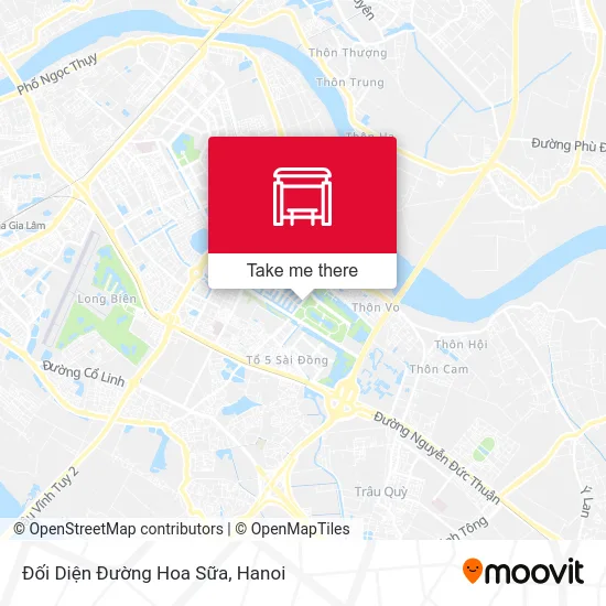 Đối Diện Đường Hoa Sữa map