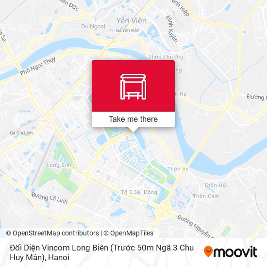 Đối Diện Vincom Long Biên (Trước 50m Ngã 3 Chu Huy Mân) map