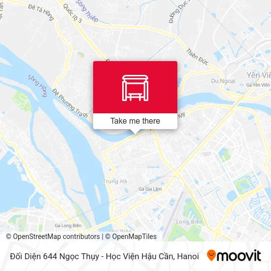 Đối Diện 644 Ngọc Thụy - Học Viện Hậu Cần map