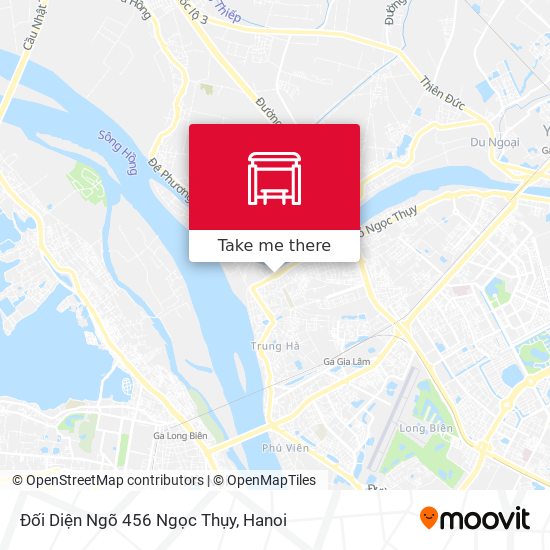 Đối Diện Ngõ 456 Ngọc Thụy map