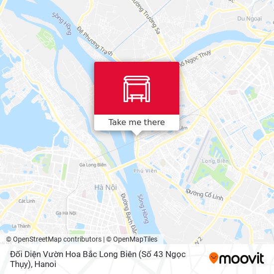 Đối Diện Vườn Hoa Bắc Long Biên (Số 43 Ngọc Thụy) map