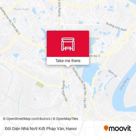 Đối Diện Nhà No9 Kđt Pháp Vân map