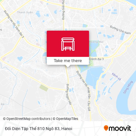 Đối Diện Tập Thể 810 Ngõ 83 map