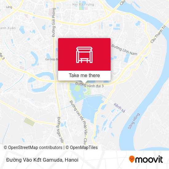 Đường Vào Kđt Gamuda map