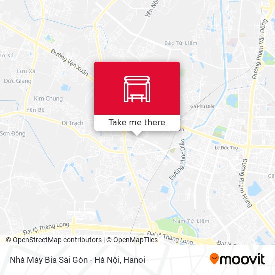 Nhà Máy Bia Sài Gòn - Hà Nội map