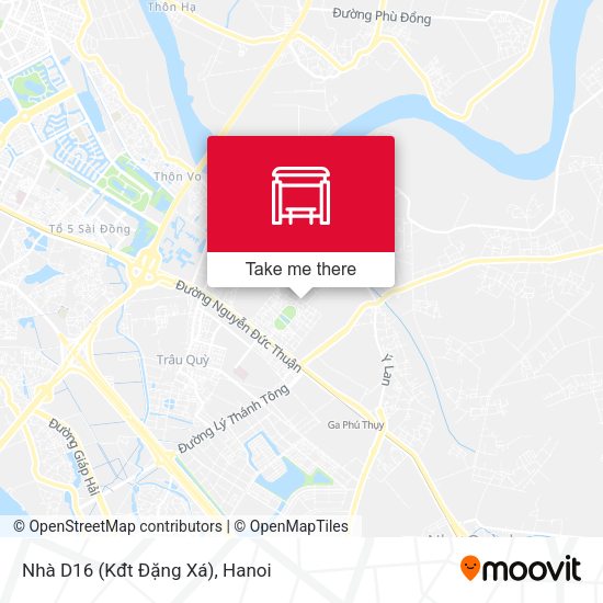 Nhà D16 (Kđt Đặng Xá) map