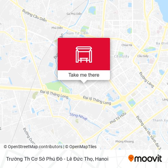 Trường Th Cơ Sở Phú Đô - Lê Đức Thọ map