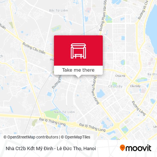 Nhà Ct2b Kđt Mỹ Đình - Lê Đức Thọ map