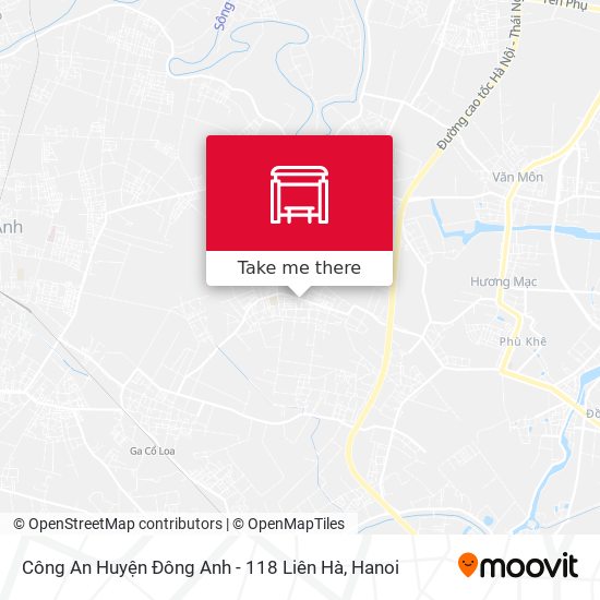 Công An Huyện Đông Anh - 118 Liên Hà map