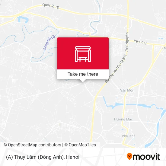 (A) Thụy Lâm (Đông Anh) map