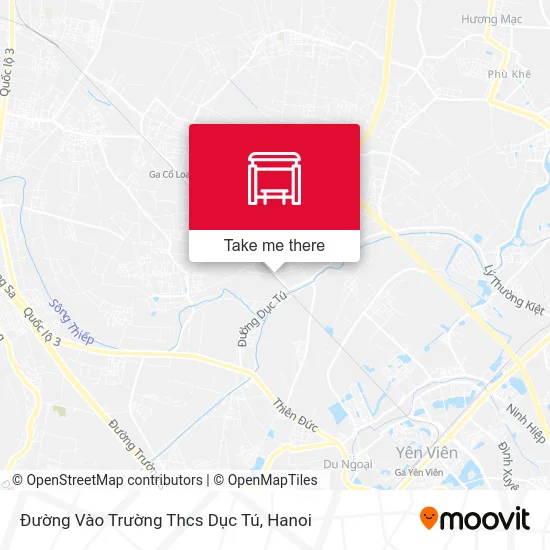 Đường Vào Trường Thcs Dục Tú map