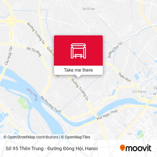 Số 95 Thôn Trung - Đường Đông Hội map