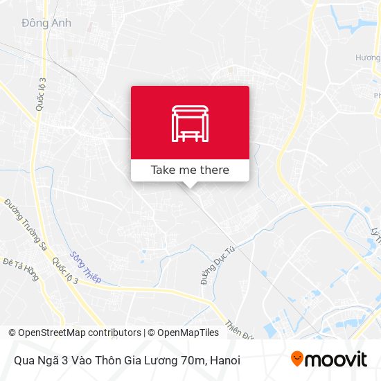 Qua Ngã 3 Vào Thôn Gia Lương 70m map