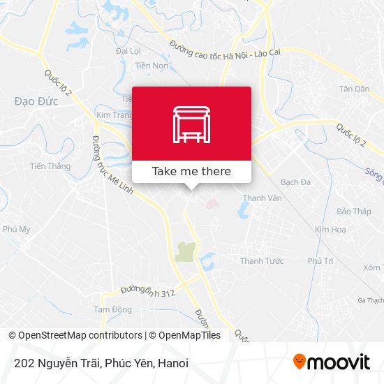 202 Nguyễn Trãi, Phúc Yên map