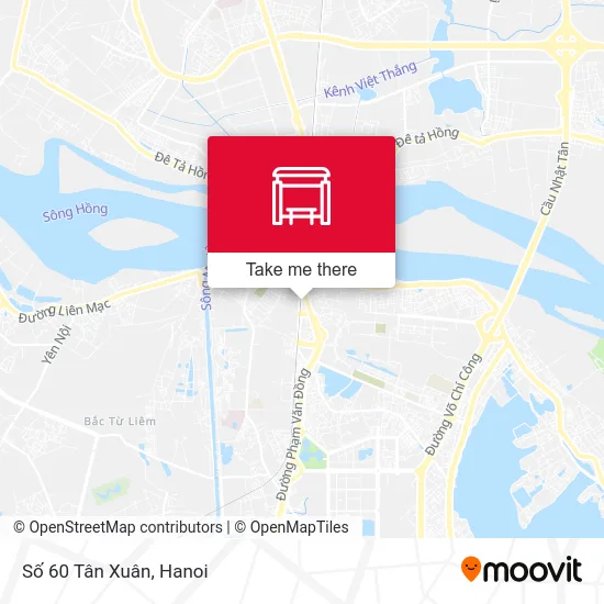 Số 60 Tân Xuân map