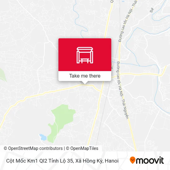 Cột Mốc Km1 Ql2 Tỉnh Lộ 35, Xã Hồng Kỳ map