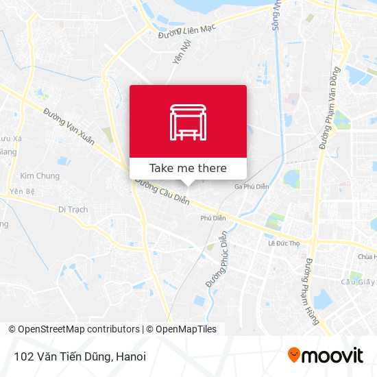 102 Văn Tiến Dũng map