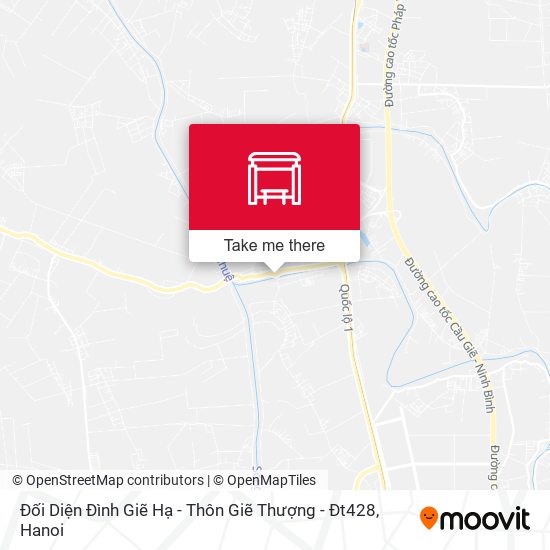 Đối Diện Đình Giẽ Hạ - Thôn Giẽ Thượng - Đt428 map