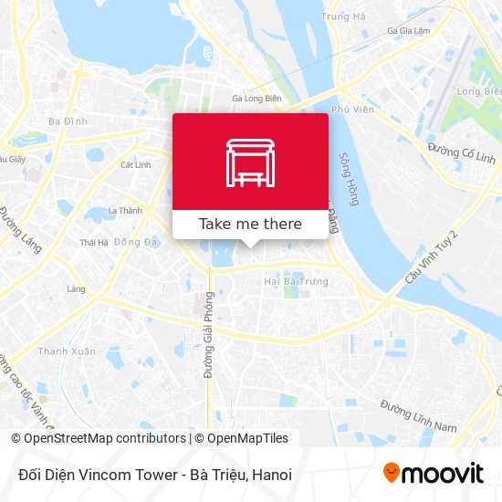 Đối Diện Vincom Tower - Bà Triệu map