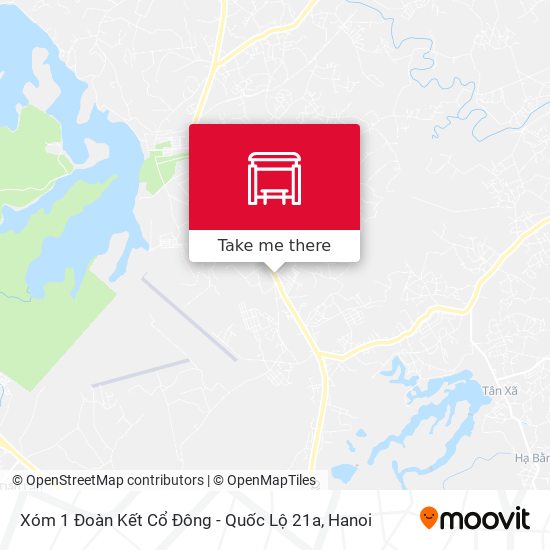 Xóm 1 Đoàn Kết Cổ Đông - Quốc Lộ 21a map