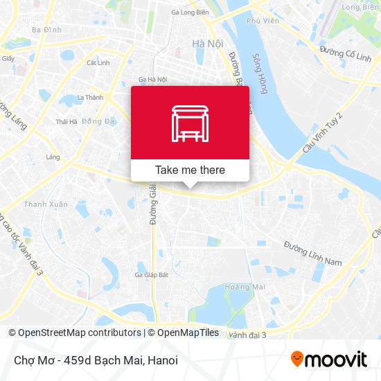 Chợ Mơ - 459d Bạch Mai map