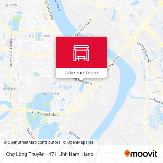 Chợ Lòng Thuyền - 471 Lĩnh Nam map