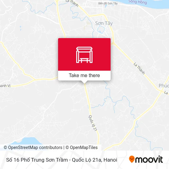 Số 16 Phố Trung Sơn Trầm - Quốc Lộ 21a map