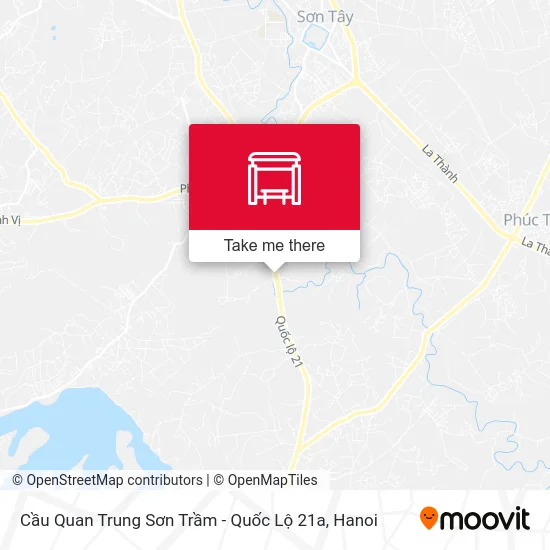 Cầu Quan Trung Sơn Trầm - Quốc Lộ 21a map