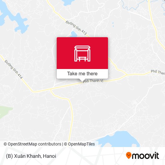 (B) Xuân Khanh map