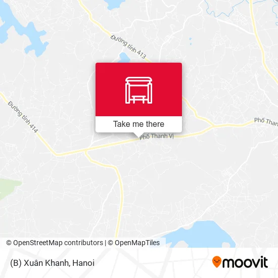 (B) Xuân Khanh map