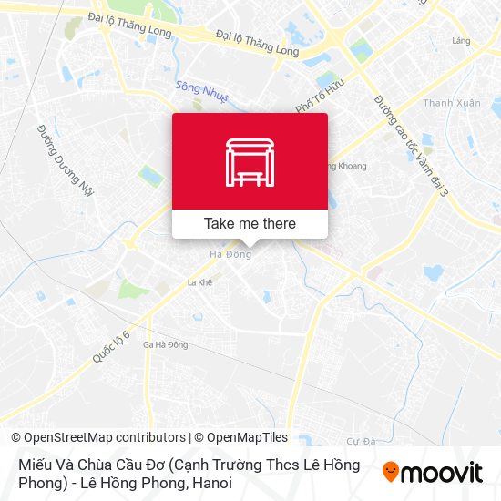 Miếu Và Chùa Cầu Đơ (Cạnh Trường Thcs Lê Hồng Phong) - Lê Hồng Phong map