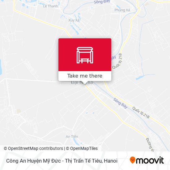 Công An Huyện Mỹ Đức - Thị Trấn Tế Tiêu map