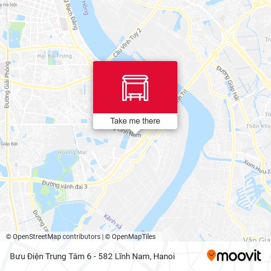 Bưu Điện Trung Tâm 6 - 582 Lĩnh Nam map