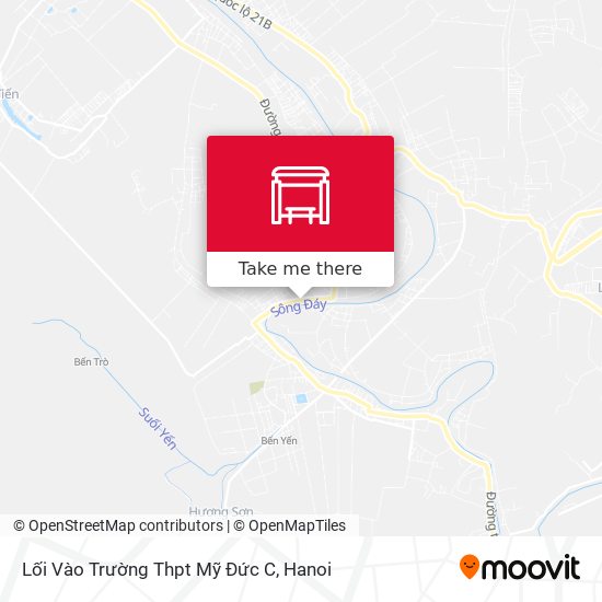 Lối Vào Trường Thpt Mỹ Đức C map