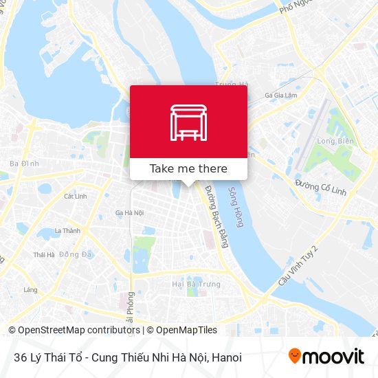 36 Lý Thái Tổ - Cung Thiếu Nhi Hà Nội map