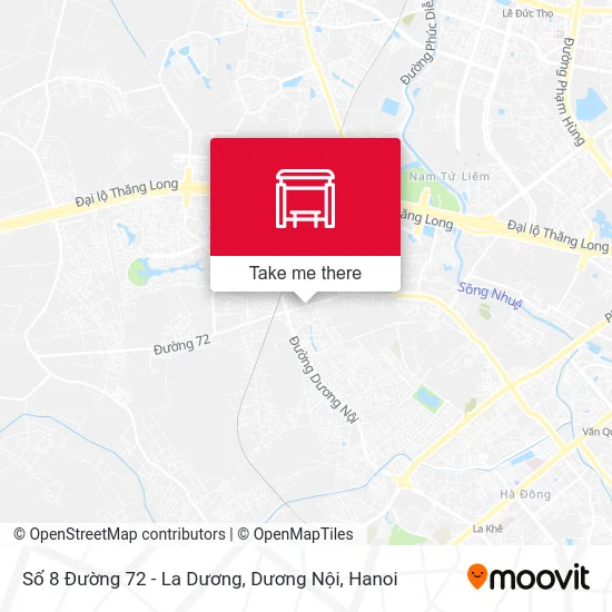 Số 8 Đường 72 - La Dương, Dương Nội map