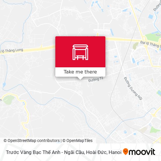 Trước Vàng Bạc Thế Anh - Ngãi Cầu, Hoài Đức map