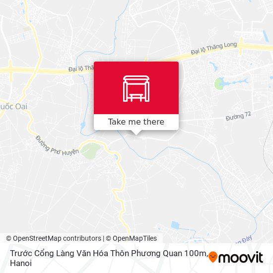 Trước Cổng Làng Văn Hóa Thôn Phương Quan 100m map