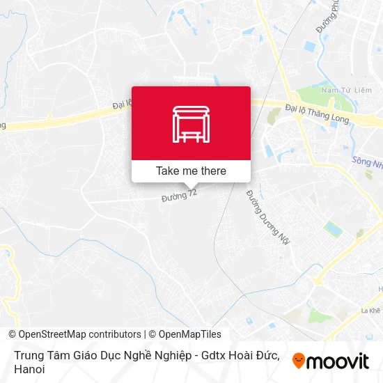 Trung Tâm Giáo Dục Nghề Nghiệp - Gdtx Hoài Đức map