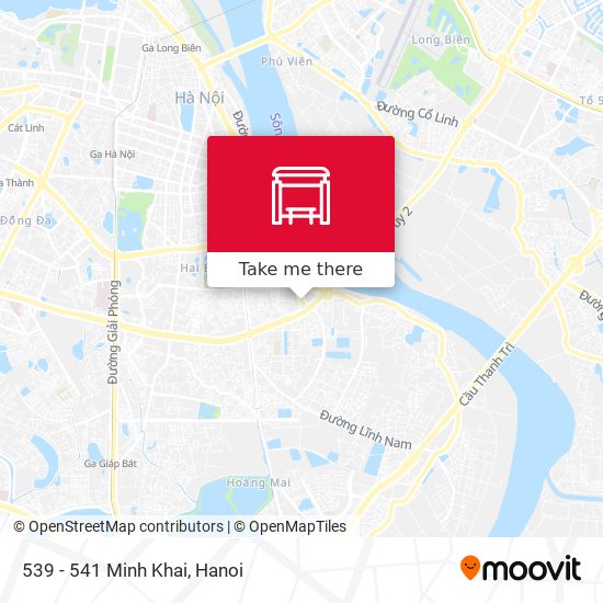 539 - 541 Minh Khai map